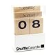 Wooden Perpetual Shuffle Calendar
