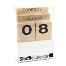 Wooden Perpetual Shuffle Calendar