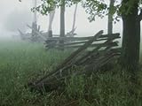 IMAGE OF Heavy Fog Hangs Over Split Rail Fences in Early Morning Premium Photographic Poster Print by Stephen St. John, 18x24