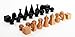 Original Design Wood Chess Set By Man Ray Re-edition of 1920