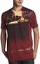 Marc Ecko Cut & Sew Men's Getting Horizontal Tee,Port,Small