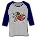 ANGEL_KISS(Oiled) 七分袖リブラグランTシャツ
