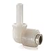 90 Elbow, Kynar, 1/4" Stem, 3/8" Tube
