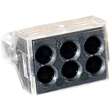 Wago Wire Connector 600 V Clear 6 Conductor 50 / Box