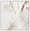 Natural Honeycomb Heart Afghan Throw Blanket 50" x 70"