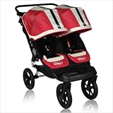 City Elite Double Stroller in Red Sport Color: Black Sport