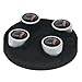 Corvette Valve Stem Cap - Black - 4 Pieces C7
