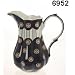 8 KENT POTTERY CIRCLES PITCHER - 8 CIRCLES PORCELAIN PITCHER, KENT POTTERY COLLECTION