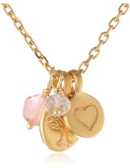 Satya Jewelry "Mothers Day" Multi-Charm Necklace, 18"