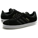 Mens Adidas Gazelle II Black Suede Trainers