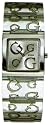 Guess - W10102L3 - Montre Femme - Quartz Analogique - Manchette - Bracelet Rigide en Acier et Resine transparente