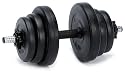 Hudora Kunststoff Kurzhantel 1 x 10Kg Schwarz