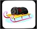 Mouse Pad with dog, sled, winter, puppy