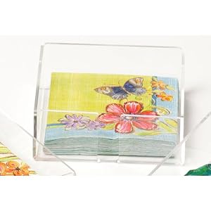Lucite Cocktail Napkin Holder