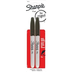 Sharpie Fine Point Permanent Markers, 2 Black Markers(30162PP)