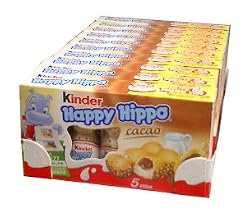 Kinder Happy Hippo - Cocoa, CASE, 10x(20.7g x 5)