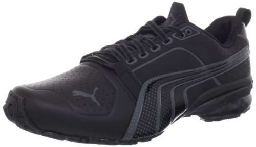 PUMA Men's Cell Gen Blkot Running Shoe,Black/Dark Shadow,13 D US