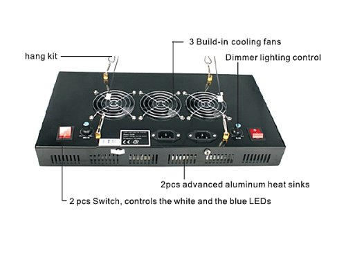 TaoTronics TT-AL09 Dimmable Aquarium Coral Reef LED Grow Light (120W Output, Blue/White Ratio- 28:27; Two-Year Warranty) TaoTronics TT-AL09 Dimmable Aquarium Coral Reef LED Grow Light (120W Output, Blue/White Ratio- 28:27; Two-Year Warranty)