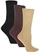 Sugar Free Sox Ladies Assorted 3 Pack Diabetic Socks, Size 9-11
