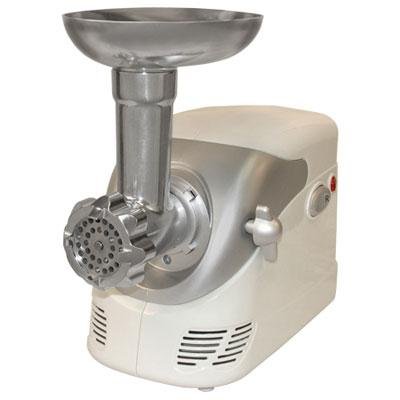 chicken shredder:Weston #5 Electric Meat Grinder w/ Shredder/Slicer Attachment