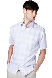 Soft Touch Space Dye Dobby Checked Shirt