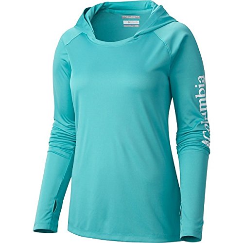 コロンビア アウター パーカ＆スウェット Columbia Women's PFG Tidal Tee Hoodie Miami [並行輸入品]