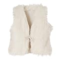 Girls' Mossimo Supply Co. Faux Fur Vest - Dog Bone