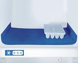 Wenko 2127012100 Antigefriermatte - verhindert Eisbildung im Gefrierschrank, Silikonbeschichtung, 30 x 40 cm, blau