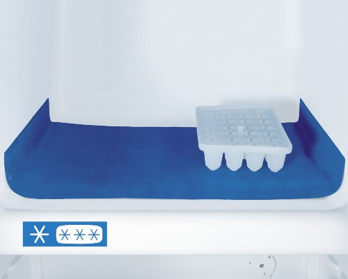 Wenko 2127012100 Antigefriermatte - verhindert Eisbildung im Gefrierschrank, Silikonbeschichtung, 30 x 40 cm, blau