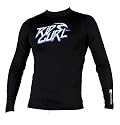 Rip Curl Classic Long Sleeve Slash Rash Guard (Black, Large)