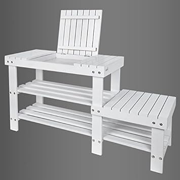 SoBuy Schuhregal, Kindershuhbank, Schuhbank, Bänkchen mit Fach, FSR08-W