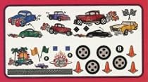 Classic RACE CAR Muscle WALL APPLIQUES wallpaper boy