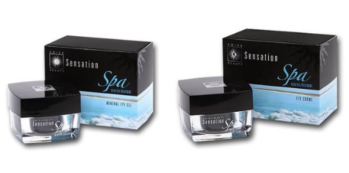 Swisa Dead Sea Mineral Skin Care Moisturizing Eye Cream and Tightening Eye Gel + A-viva 4 Way Nail Buffer+eco Nail File