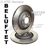 Zoom Produkt-Bild: 2x Bremsscheibe Bel&uuml;ftet &Oslash;302 VORNE BMW 5 E34 520 i, 525 i, 530 i, 535 i BJ 88-95 + TOURING 520 i, 525 i, 525 tds, 530 i, 525 td BJ 91-96; BMW 7 E32 730 BJ 87-94
