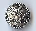 Viking Drage Entwined Dragon Button - Solid Pewter 11/16" - 17MM