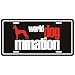 New  Pharaoh Hound : World Dog - Mination  License Plate Dog