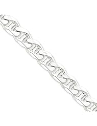 10.5mm, Sterling Silver, Anchor Chain, 9 inch