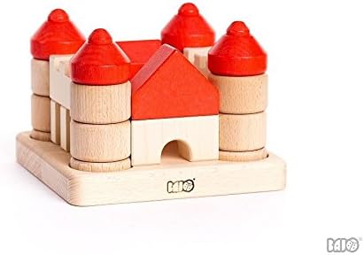 Wooden Castle Blocks by Bajo