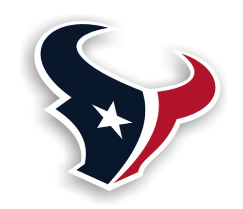 NFL Houston Texans 12-Inch Vinyl Logo Magnet