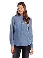 Oltre Camisa Mujer (Azul Índigo)