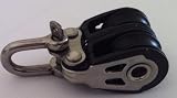 Nautos #HT 2032-DYNAMIC LINE 30 MM -DOUBLE FIXED - 30 mm sheave-Heavy duty characteristics.Sailboat block