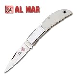 Al Mar White Micarta Hawk Folding Knife