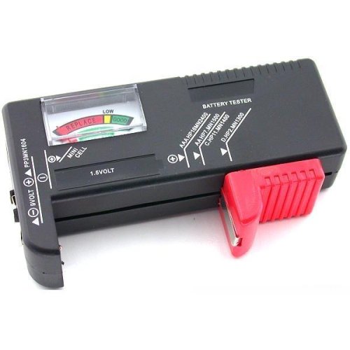 Office Product: Battery Tester AA AAA C D 9 Volt and PP3 Universal Tool
