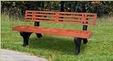 Outdoor Living : Engineered Plastic Systems DB8 8 ft Designer Bench in Redwood
