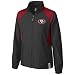 49Ers Jackets : Reebok 49Ers Ladies Black Rhythm Microfleece Full Zip Jacket