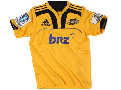Wellington Hurricanes 2011 Home Super 15 Rugby Shirt Sunshine/Black - size Small Wellington Hurricanes 2011 Home Super 15 Rugby Shirt Sunshine/Black - size Small