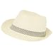 New Vented Braid Toyo Trilby Fedora Crushable Hat W Band White Xl Large Extra Large