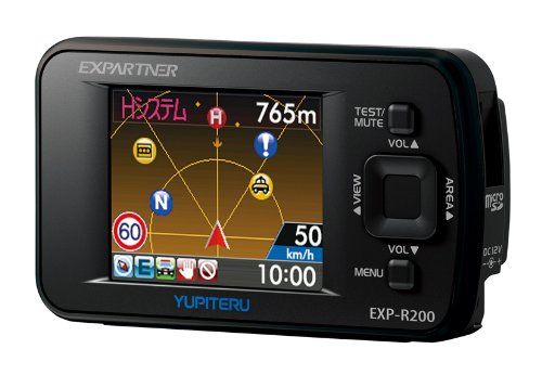ユピテル(YUPITERU) GPSアンテナ内蔵 ワンボディレーダー探知機 EXP-R200