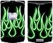 Green Neon Flames Design Protective Skin Decal Faceplate for Motorola RAZR V3/ V3i/ V3c/ V3m/ V3r/ V3t Cell Phones
