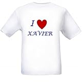 I LOVE XAVIER - Name-series - White T-shirt